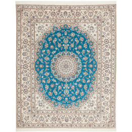 Hand Made Rug Nain 6la Persia 207x250 Peacock B
