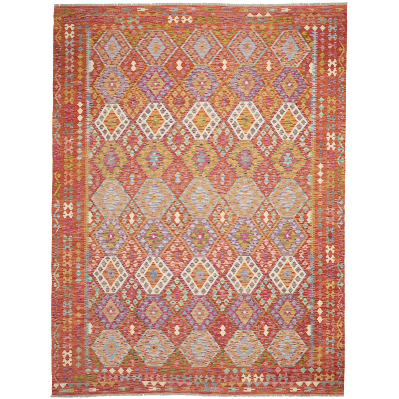 Rug Kilim Afghanistan 262x352 Earth Red Orange