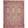 Rug Kilim Afghanistan 266x343 Magenta Pink Teal