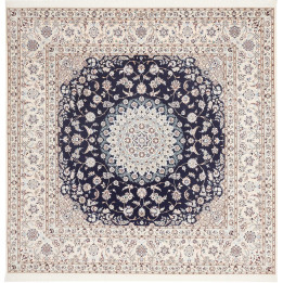Tappeto Originale Nain 6la Persia 211x208 Blu S