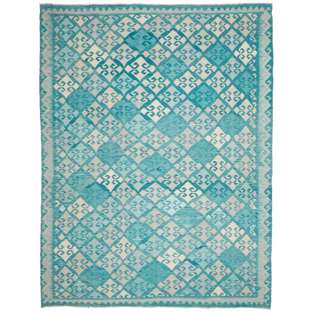 Rug Kilim Afghanistan 250x342 Turquoise Aquamar