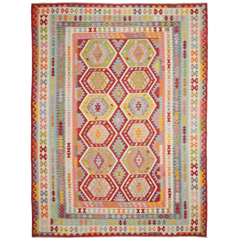 Rug Kilim Afghanistan 299x399 Terracotta Multic