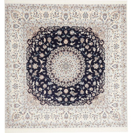 Tappeto Originale Nain 6la Persia 207x211 Blu S
