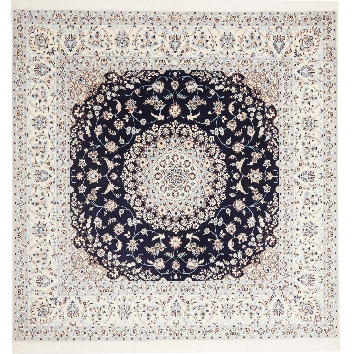 Hand Made Rug Nain 6la Persia 207x211 Dark Blue