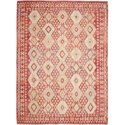 Rug Kilim Afghanistan 255x346 Terracotta Red Cr
