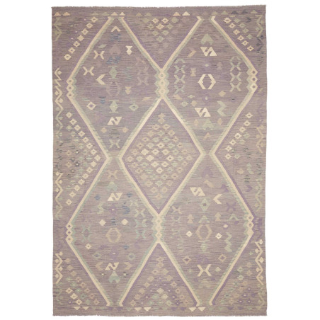 Rug Kilim Afghanistan 241x353 Lavender Lilac Cr