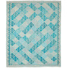 Rug Kilim Afghanistan 251x302 Turquoise Blue Aq