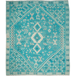 Rug Kilim Afghanistan 252x297 Turquoise Light G