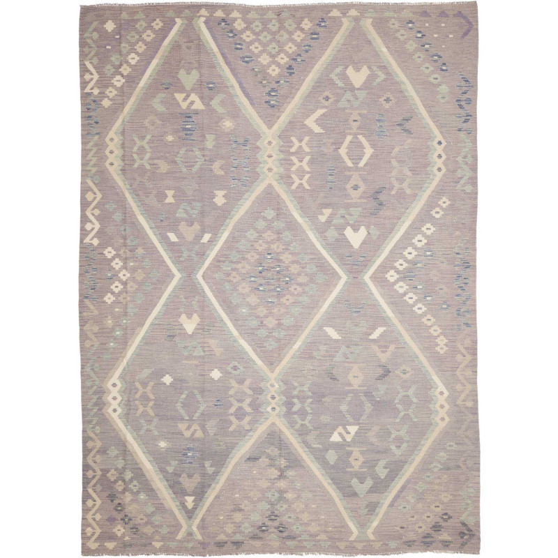Rug Kilim Afghanistan 249x339 Lilac Grey Cream