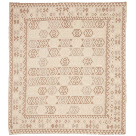Rug Kilim Afghanistan 245x279 Beige Cream Light