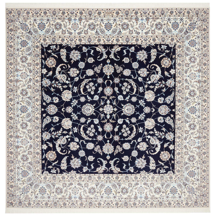 Tappeto Originale Nain 6la Persia 254x250 Blu S