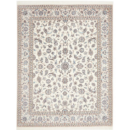 Hand Made Rug Nain 6la Persia 197x250 Ivory Blu