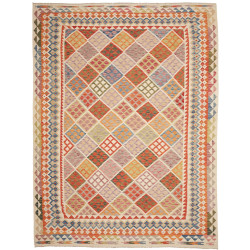 Rug Kilim Afghanistan 263x353 Beige Cream Terra