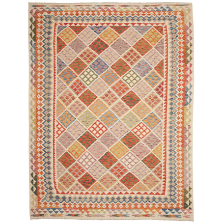 Rug Kilim Afghanistan 263x353 Beige Cream Terra