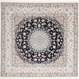 Tappeto Originale Nain 6la Persia 214x206 Blu S