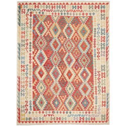 Rug Kilim Afghanistan 262x338 Terracotta Red Cr