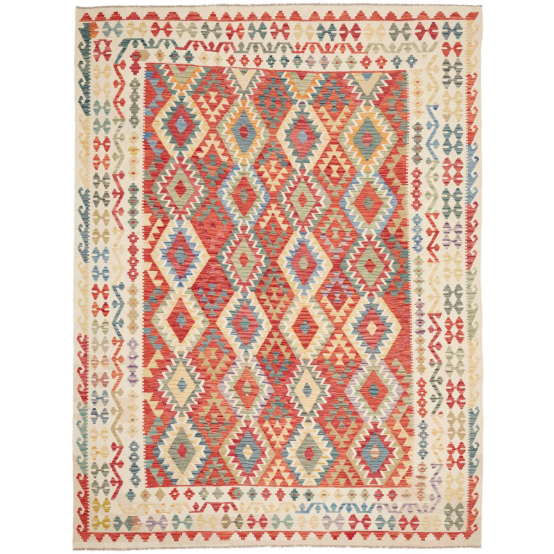 Rug Kilim Afghanistan 262x338 Terracotta Red Cr