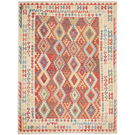 Rug Kilim Afghanistan 262x338 Terracotta Red Cr