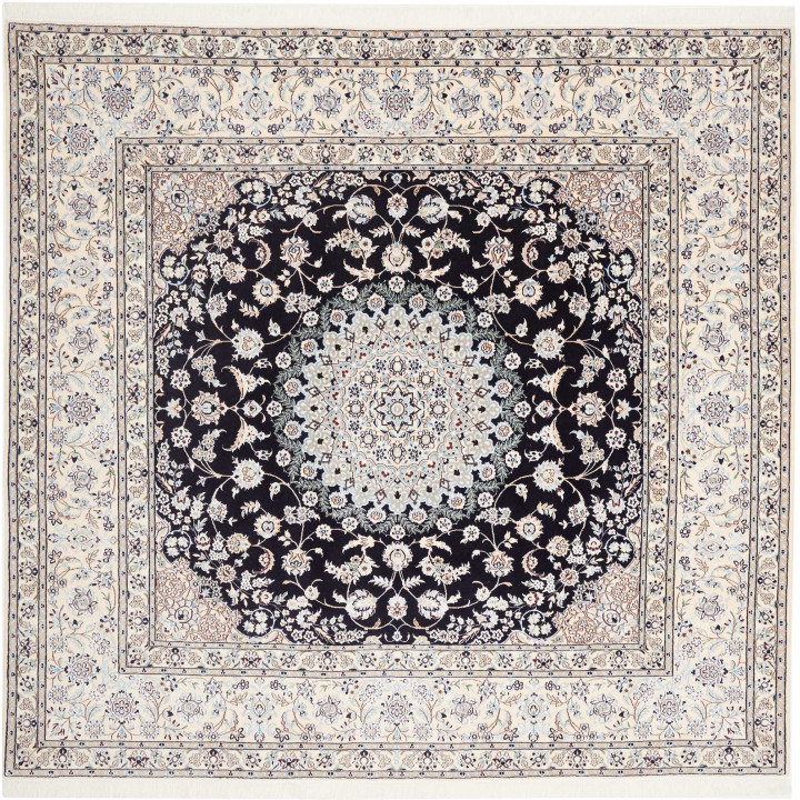 Tappeto Originale Nain 6la Persia 214x206 Blu S