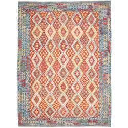 Rug Kilim Afghanistan 255x343 Red Orange Blue Y