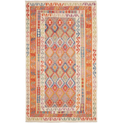 Rug Kilim Afghanistan 198x338 Orange Beige Red