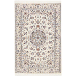 Hand Made Rug Nain 6la Persia 103x159 Ivory Blu