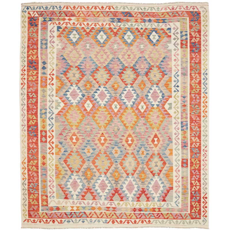 Rug Kilim Afghanistan 246x291 Peach Light Blue