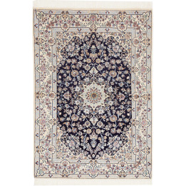 Tappeto Originale Nain 6la Persia 103x155 Blu S