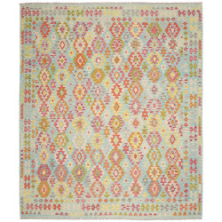 Rug Kilim Afghanistan 254x297 Aqua Celeste Cora