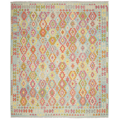 Rug Kilim Afghanistan 254x297 Aqua Celeste Cora