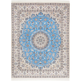 Tappeto Originale Nain 6la Persia 160x203 Azzur