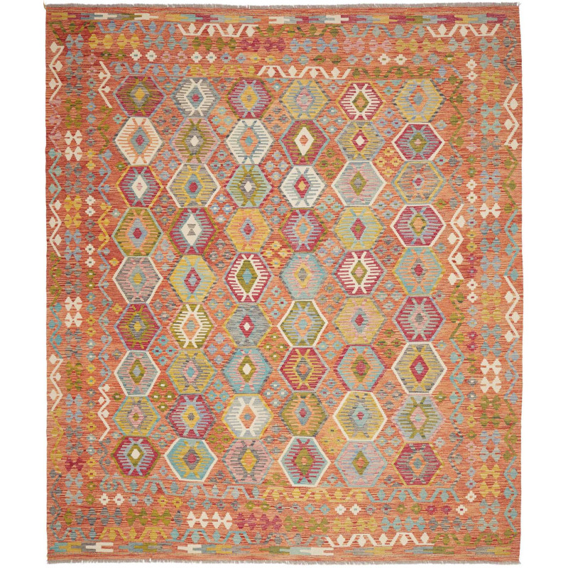 Rug Kilim Afghanistan 255x298 Terracotta Orange