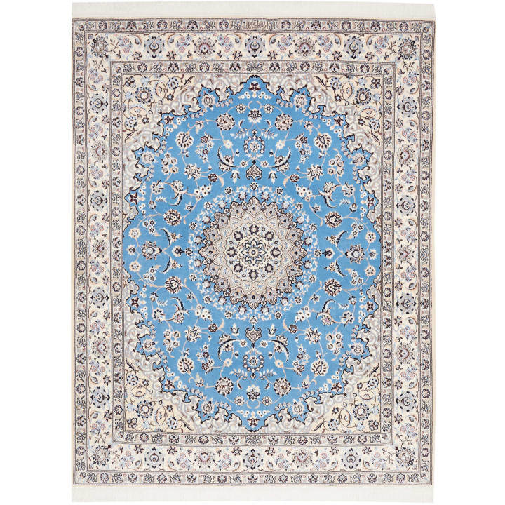 Tappeto Originale Nain 6la Persia 160x203 Azzur