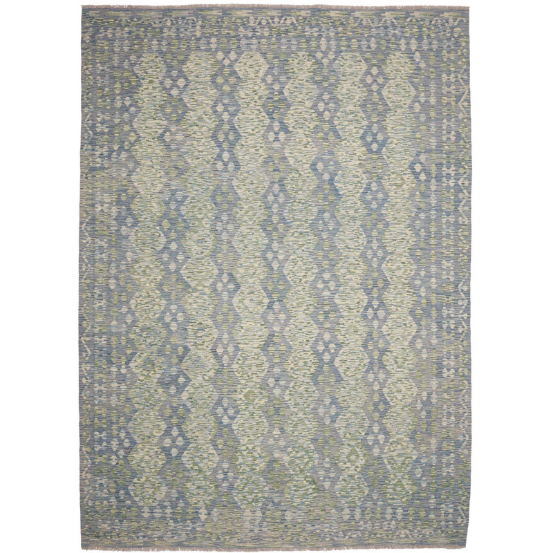 Rug Kilim Afghanistan 259x365 Light Blue Green