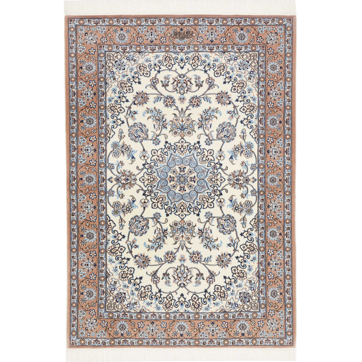 Tappeto Originale Nain 6la Persia 103x150 Avori