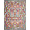 Rug Kilim Afghanistan 264x360 Grey Blue Pink Fu