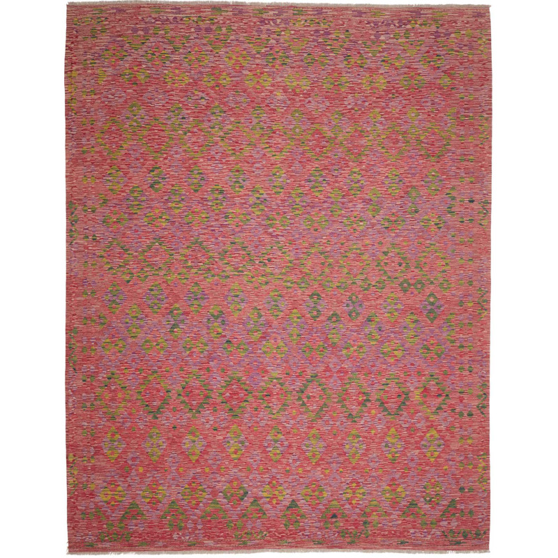 Rug Kilim Afghanistan 282x364 Red Fuchsia Lilac