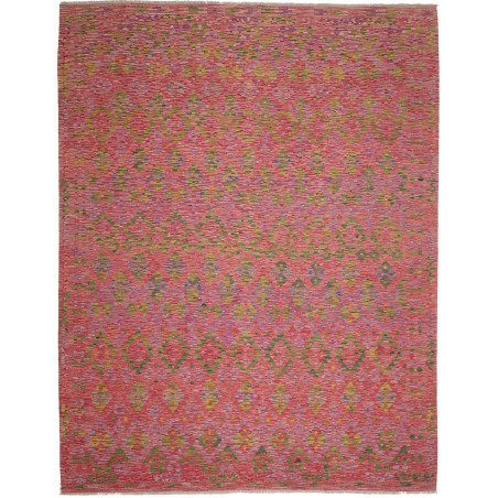 Rug Kilim Afghanistan 282x364 Red Fuchsia Lilac