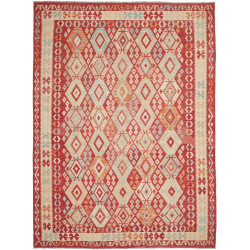 Rug Kilim Afghanistan 257x350 Red Cream Light B