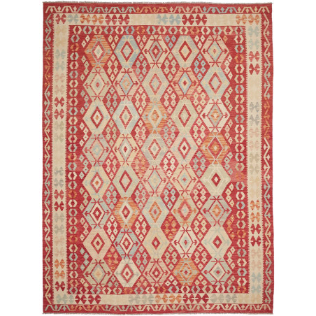 Rug Kilim Afghanistan 257x350 Red Cream Light B