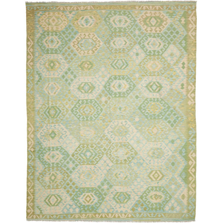 Rug Kilim Afghanistan 257x336 Aqua Mint Green C