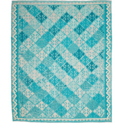 Rug Kilim Afghanistan 242x297 Light Blue Turquo