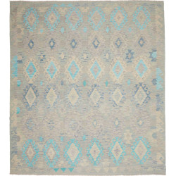 Rug Kilim Afghanistan 265x288 Light Grey Beige