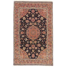 Hand Made Rug Ilaam Persia 138x228 Black Pink