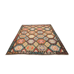 Rug Kilim Afghanistan 178x226 Dark Brown Multic