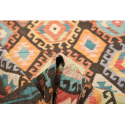 Rug Kilim Afghanistan 178x226 Dark Brown Multic