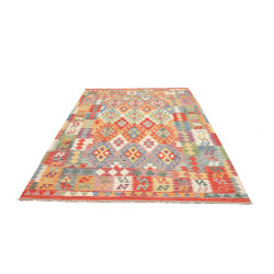 Rug Kilim Afghanistan 177x239 Multicolor Red Or