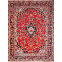 Hand Made Rug Ardakan Persia 300x403 Red Dark B