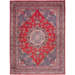Tappeto Originale Sabzevar Persia 296x390 Rosso