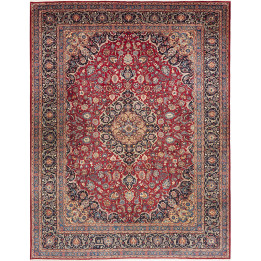 Tappeto Originale Mashad Persia 290x380 Rosso B